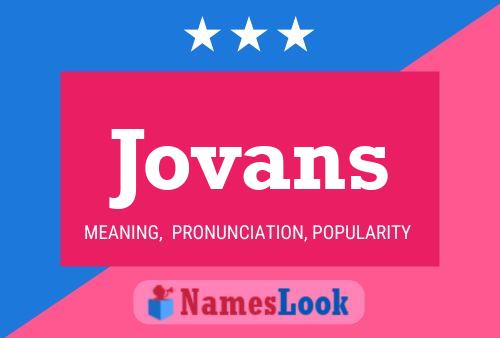 Jovans Name Poster