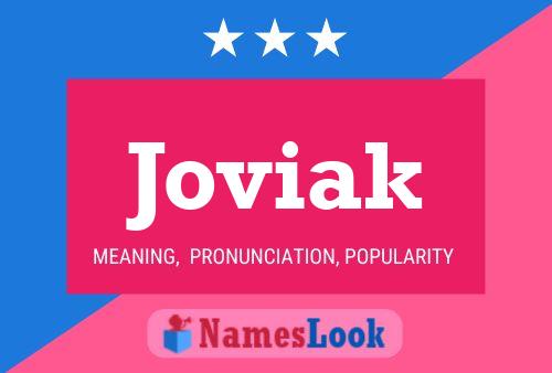 Joviak Name Poster