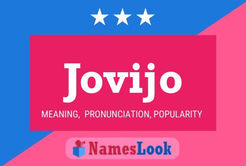 Jovijo Name Poster