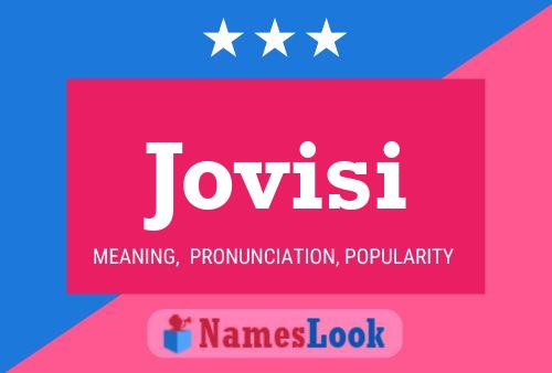 Jovisi Name Poster