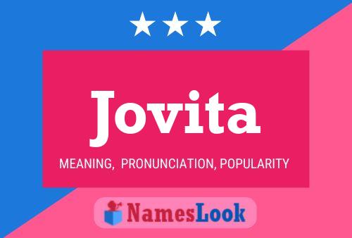 Jovita Name Poster