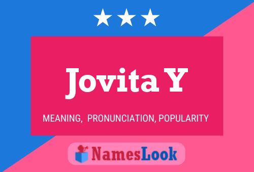 Jovita Y Name Poster