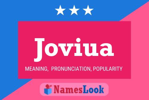 Joviua Name Poster