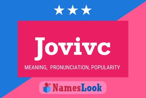 Jovivc Name Poster