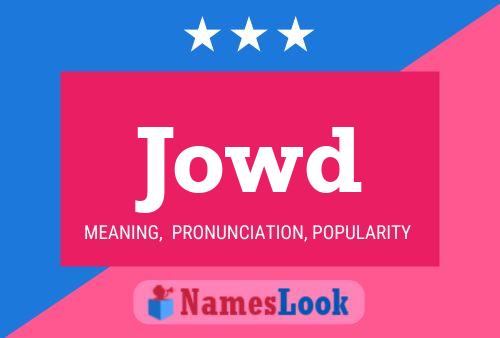 Jowd Name Poster