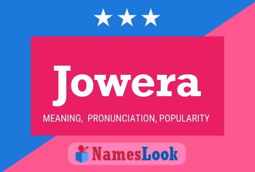 Jowera Name Poster