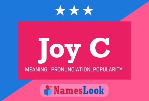 Joy C Name Poster