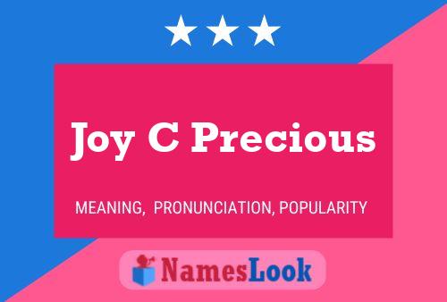 Joy C Precious Name Poster