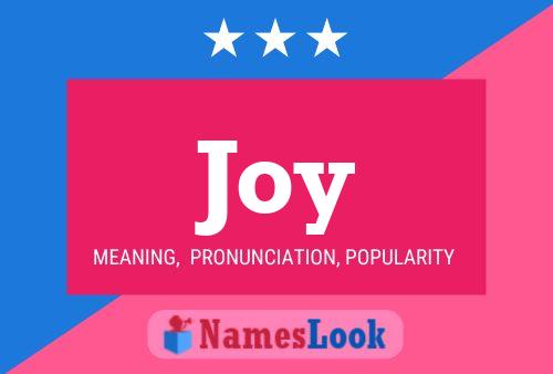 Joy Name Poster