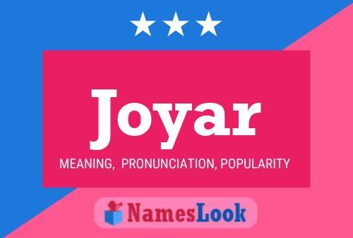 Joyar Name Poster