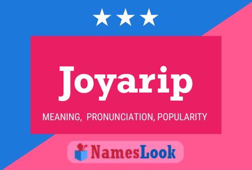 Joyarip Name Poster