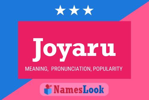 Joyaru Name Poster