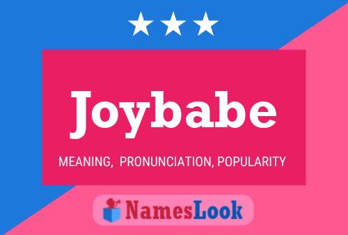 Joybabe Name Poster