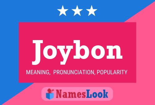 Joybon Name Poster