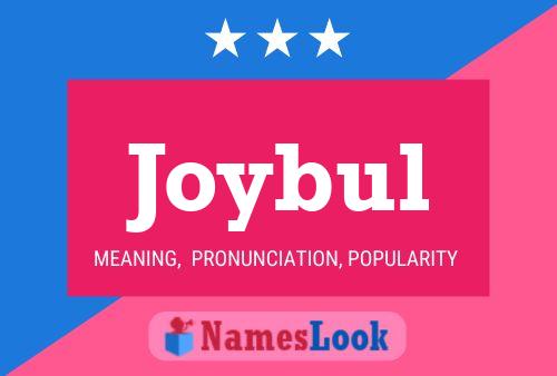 Joybul Name Poster