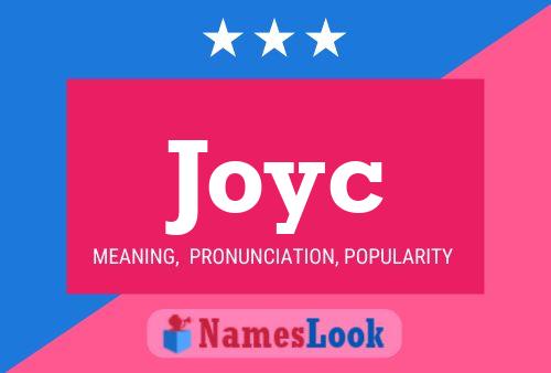 Joyc Name Poster