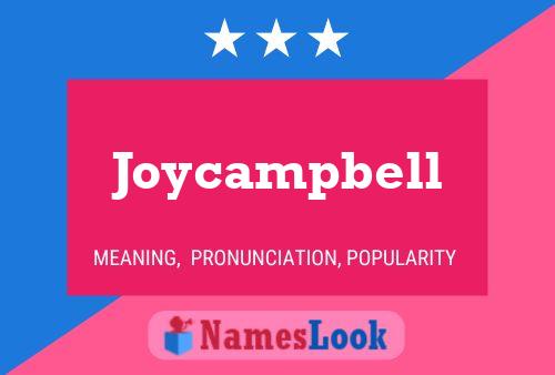 Joycampbell Name Poster