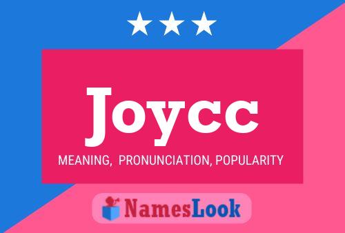 Joycc Name Poster