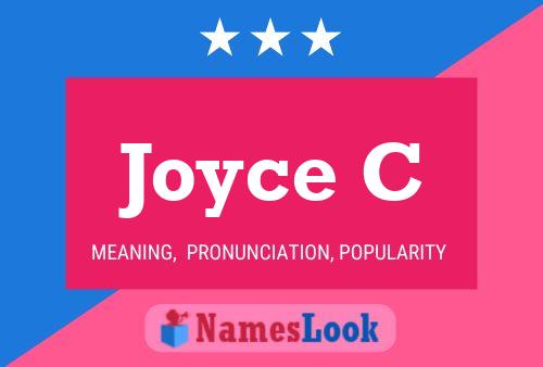 Joyce C Name Poster