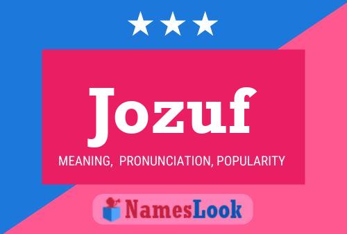 Jozuf Name Poster