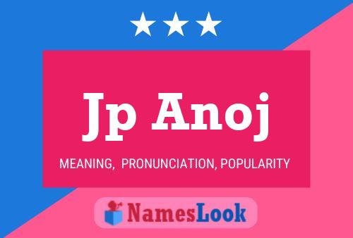 Jp Anoj Name Poster