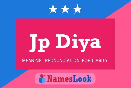 Jp Diya Name Poster