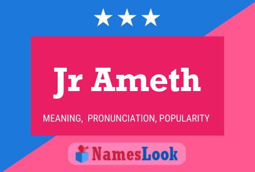 Jr Ameth Name Poster