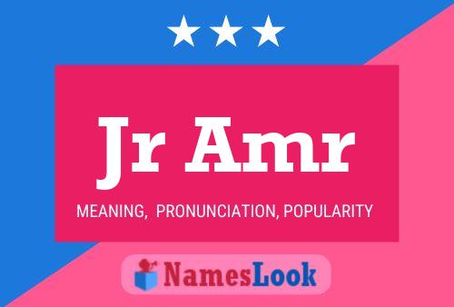 Jr Amr Name Poster