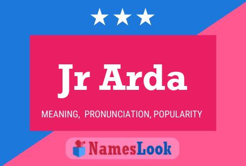 Jr Arda Name Poster