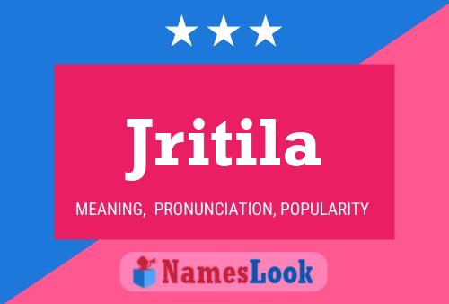 Jritila Name Poster