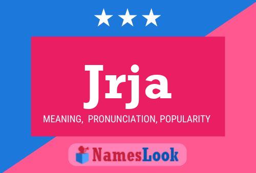 Jrja Name Poster