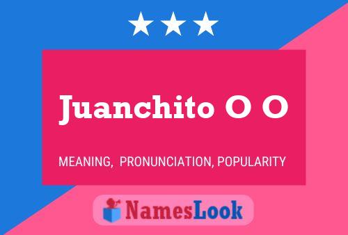 Juanchito O O Name Poster