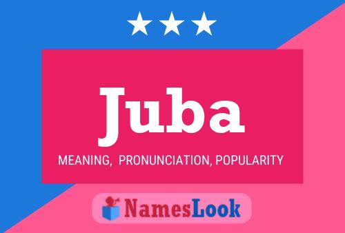 Juba Name Poster