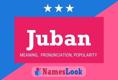 Juban Name Poster