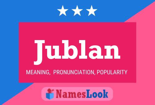 Jublan Name Poster