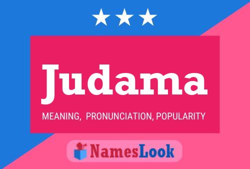 Judama Name Poster