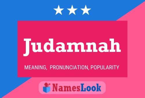 Judamnah Name Poster