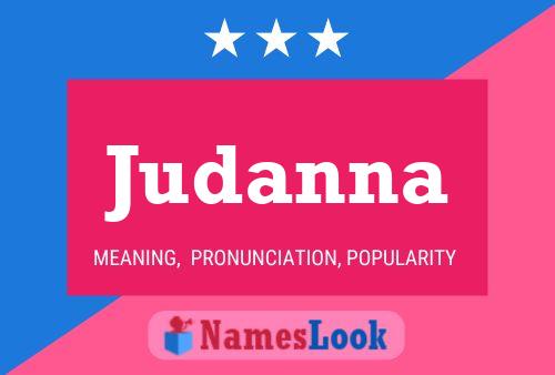 Judanna Name Poster