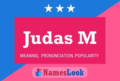 Judas M Name Poster