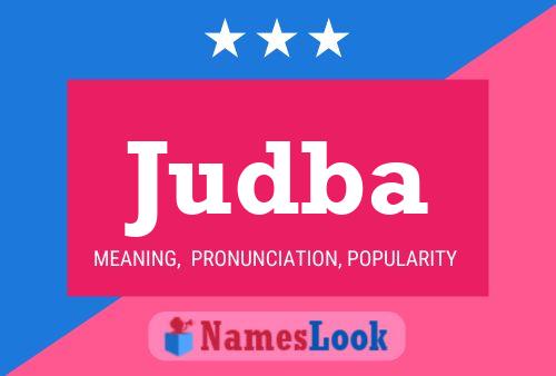 Judba Name Poster