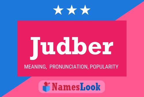 Judber Name Poster