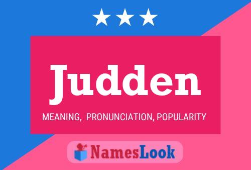 Judden Name Poster