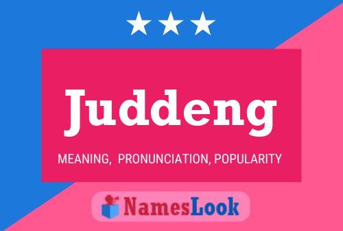 Juddeng Name Poster