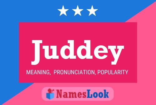 Juddey Name Poster