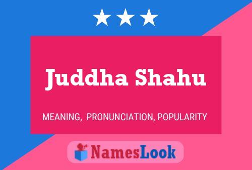 Juddha Shahu Name Poster