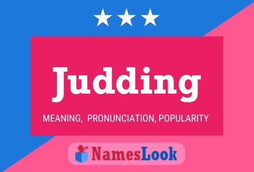 Judding Name Poster