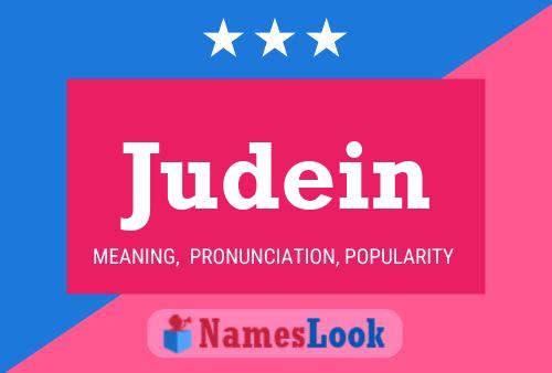 Judein Name Poster