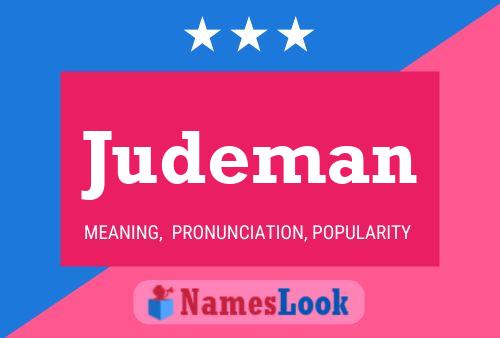 Judeman Name Poster