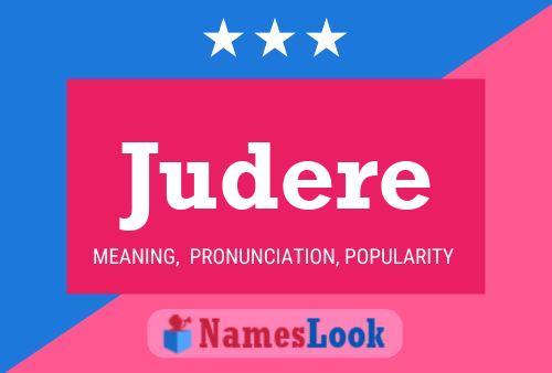 Judere Name Poster