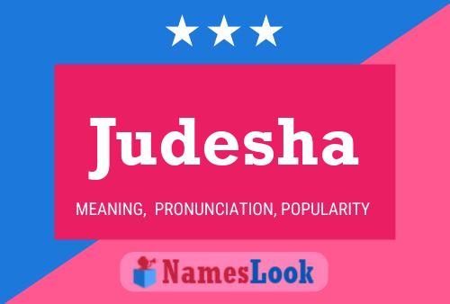 Judesha Name Poster